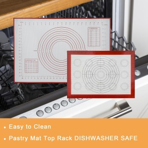 GreatChef Wood Rolling Pin 17.8 Inch for Dough with Pastry Scraper/Cutter & 2 PCS Heat-resistant Silicone Baking Mat, Non-stick, for Cookie, Pie, Macaroon, bread, Baking Pasry Tools Set