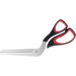 Pizza Scissors, Pizza Cutter, Food-Grade Sharp Stainless Steel Blade，Soft Grip Handle, 27cm, Black/Grey，Kitchen Gadgets Scissors