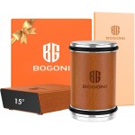 Rolling Knife Sharpener, Diamond & Ceramic Discs, 15° & 20° Magnetic Angles, Fast & Safe for Any Blade Hardness, Sharpening Kit for Kitchen & Pocket Knives, Razor-Sharp Edge, Leather Strop, Ideal Gift