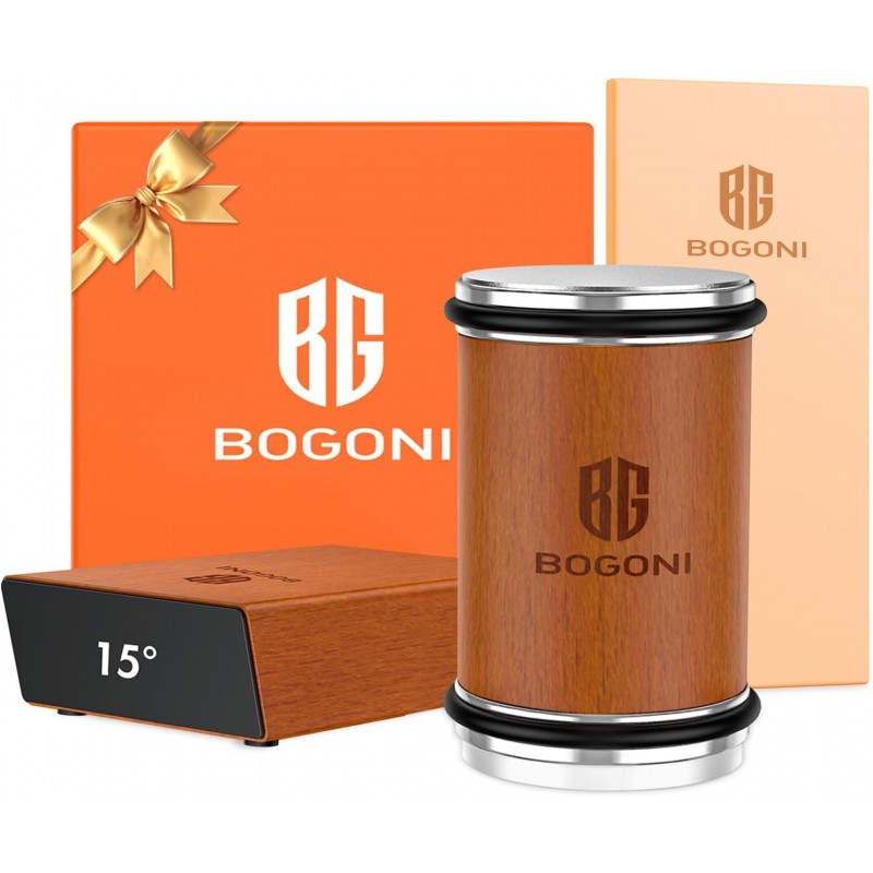 Rolling Knife Sharpener, Diamond & Ceramic Discs, 15° & 20° Magnetic Angles, Fast & Safe for Any Blade Hardness, Sharpening Kit for Kitchen & Pocket Knives, Razor-Sharp Edge, Leather Strop, Ideal Gift