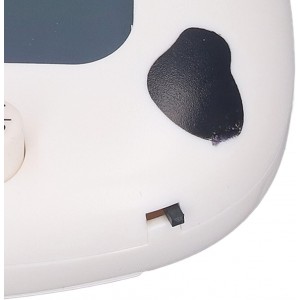 Digital Kitchen Timer, Cute Cartoon Animal Countdown Egg Timer with Stand, Portable Multifunctional Cooking Timer for Kids, Teachers, Classroom, Home, Office, Exercise, Study, Cow White