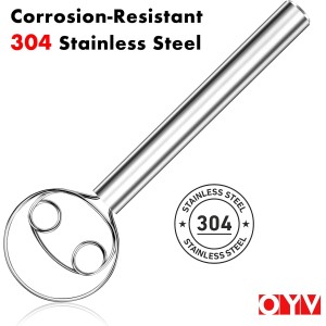 304 stainless steel dough whisk, Dishwasher Safe Danish Dough Whisk, Dutch Bread Whisk for Sourdough, Pizza, Pastry, Cake Batter, 12-inch sourdough tools