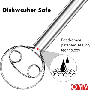 304 stainless steel dough whisk, Dishwasher Safe Danish Dough Whisk, Dutch Bread Whisk for Sourdough, Pizza, Pastry, Cake Batter, 12-inch sourdough tools