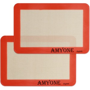 AMYONE Silicone Baking Mat for 1/8 Sheet...