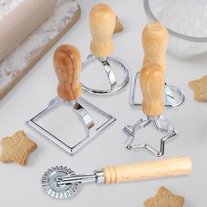 5Pcs Ravioli Maker Cutter, Aluminum Alloy Ravioli Stamp Maker Cutter, Ravioli Pasta Cutter, Ravioli Cutter Set, Ravioli Pasta Cutter Wheel Set, For Ravioli, Pierogi, Empanadas