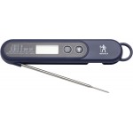 HENCKELS Meat Digital Thermometer, Instant Read BBQ Thermometer with Foldable Probe, Backlit Display and °C/°F Button, Grill Thermometer for Cooking, Smoking, Grilling & Turkey