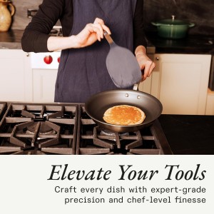 Made In Cookware | Rubber Spatula (Harbour Blue) | Versatile Kitchen Essential | Dishwasher Safe