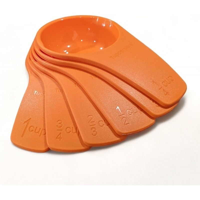 Tupperware Measuring Cup Set of 6 in Orange, Varies