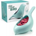 Genuine Fred BLUE BIRD Ceramic Colander, Charming, Unique Design, Berry Colander, Fun Kitchen Gadget