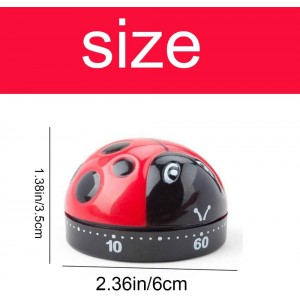 60 Minutes Kitchen Timer Clock with Loud Alarm Mechanical Timer No Battery Required Countdown Timer for Cooking Baking Steaming