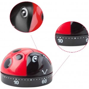 60 Minutes Kitchen Timer Clock with Loud Alarm Mechanical Timer No Battery Required Countdown Timer for Cooking Baking Steaming