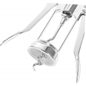 Wing Wine Corkscrew Premium Manual Bottle Opener for Parties Elegant Two-one Design for Wine and Beer Stainless Steel Construction Convenient for Home Use