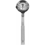 Stainless Steel Oil Separator Soup Ladle, 12 Inch Gravy Food Fat Separator Skimmer Spoon Grease Strainer Separater Hot Pot Oil Filter Spoon for Kitchen Cooking, Soup Colander