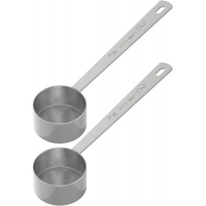 2PCS 2 Tablespoon Coffee Scoop, Long Han...