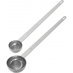 2PCS Coffee Scoop Set (1tbsp, 2tbsp), Ex...