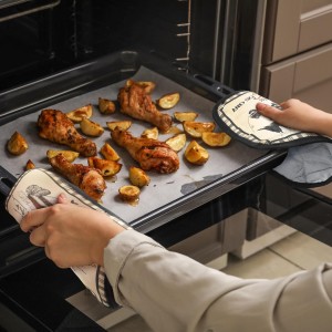 Bencailor 12 Pcs Pot Holders with Pocket Kitchen Hot Potholders Hot Pad Oven Mitts Cookie Bag Oven Gloves for Kitchen Gift Baking Cooking(Brown,Farmhouse Rooster)