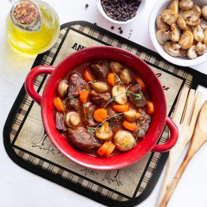 Bencailor 12 Pcs Pot Holders with Pocket Kitchen Hot Potholders Hot Pad Oven Mitts Cookie Bag Oven Gloves for Kitchen Gift Baking Cooking(Brown,Farmhouse Rooster)