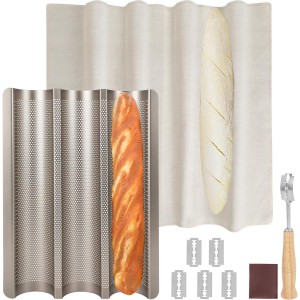 Baguette Bread Pan, Perforated French Br...