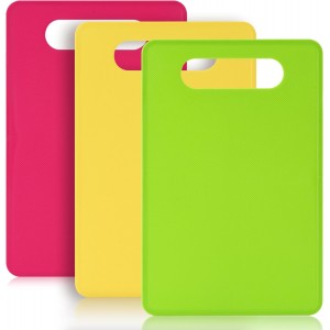Plastic Cutting Board Set, 3 Pack Small ...