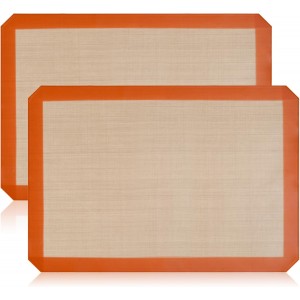 2-Pack Silicone Baking Mats – Non-Stic...