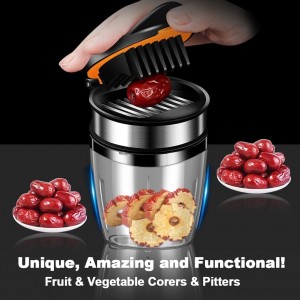 2026 Upgraded Strawberry Slicer, Fruit Slicer Cup for Eggs, Banana,Kiwi, Stainless Steel Strawberry Cutter, Dishwasher Safe, Quickly Makes Fruit & Veggie Salad - Must Have Kitchen Gadget
