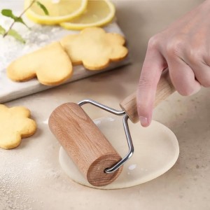 Rolling Pin, Wooden Rolling Pins For Baking, Pizza Dough Roller, Not Easy To Crack, Non-Stick Wood Pastry Roller, Essential Kitchen Utensils.