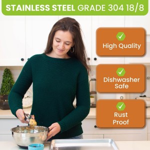 Spring Chef Extra Large Cookie Scoop, 18/8 Stainless Steel Melon Baller Scoop, Spring Loaded Trigger Release for Cookie Dough, Ice Cream, Meatball, Cupcake, 5.5 tablespoon (tbsp) portion, #10, Black