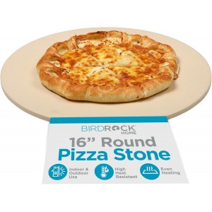 BIRDROCK HOME Pizza Stone for Oven and G...