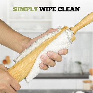 17.5 inch Wooden Rolling Pin for Baking - Long Dough Roller for All Baking Needs