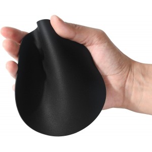 Silicone Jar Opener Gripper Pad, Jar Grippers for Opening Jars, Round Black Multi-Purpose Kitchen Gadgets, Non Slip Jar Bottle Lid Openers for Seniors, Kids, Women, People with Arthritis, 4 Pieces