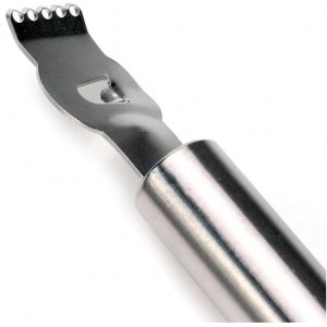 2Pcs Stainless Steel Lemon Zester Grater with Hole Citrus Orange Peeling Tool Fruit Peelers Mandolines and Slicers Graters, Peelers and Slicers