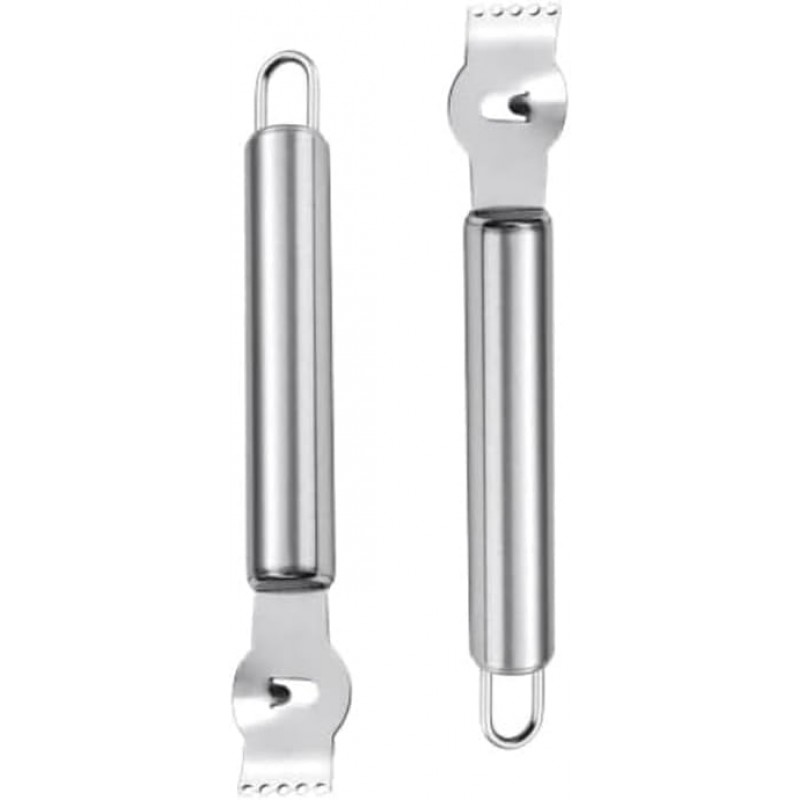 2Pcs Stainless Steel Lemon Zester Grater with Hole Citrus Orange Peeling Tool Fruit Peelers Mandolines and Slicers Graters, Peelers and Slicers