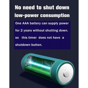 Tanmalan Kitchen Timer for Cooking Loud Alarm, Large Display, Auto Memory Loud Alarm, Large Display,Big Button，for Kids for Teacher Classroom Must Haves,Count Down-up,Easy to use (6.0-Grey)