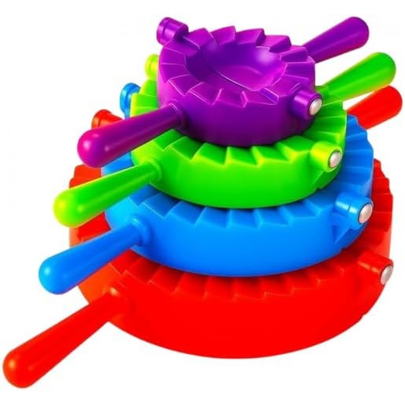 Dumpling Maker Press Mold Set of 4 - Gyoza Pot Pie Maker, Dough Press, Empanada Press 5 inch, Empanada Maker Press 6 inch, Chinese Soup Dumpling, Dumpling Mold, Ravioli, Dumpling potsticker maker