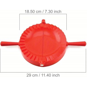 Empanada Maker Press 6 Inch - Professional Empanadas - Mold Ravioli Dumpling Wrap, Tortilla Folder, Wonton Dough Press 2-in-1 Cutter Sealer, Pierogi, Calzone, Hand Pot Pie Maker Wraper