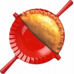 Empanada Maker Press 6 Inch - Professional Empanadas - Mold Ravioli Dumpling Wrap, Tortilla Folder, Wonton Dough Press 2-in-1 Cutter Sealer, Pierogi, Calzone, Hand Pot Pie Maker Wraper