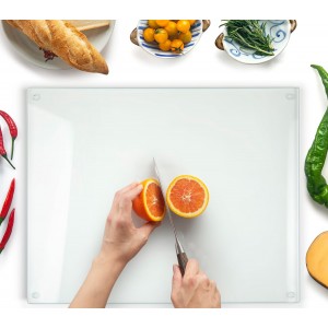 Glass Cutting Board 20”x16”: Tempere...