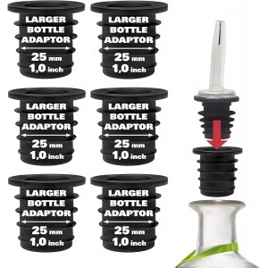 Esatto Liquor Pourer Adapters - 6 Pieces...