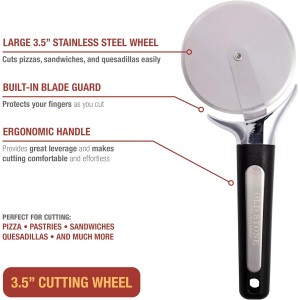 Old Stone Premium Stainless Steel Pizza Cutter Wheel Pizza Slicer, 3.5-inch Pizza Cutter Wheel