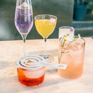 Tifanso Cocktail Strainer Bar Tools - 2PCS Bar Strainer with High Density Spring, Stainless Steel Bartender Accessories for Filtering Cocktail Drink, Professional Bartending Tools with Filter for Home