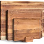 WALDWERK Cutting Board Set (15.75 x 12/13 x 9.5/10 x 7 in) out of Solid Acacia Wood - 0,8 in Thick Cutting Boards for Kitchen - Wood Cutting Boards - Wooden Chopping Boards for Kitchen