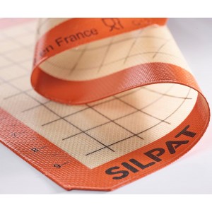 Silpat The Original Premium Non-Stick Silicone Baking Mat, Gridded Half Sheet Size, 11-5/8 x 16-1/2