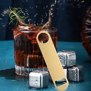 4PCS Heavy Duty Stainless Steel Flat Bottle Opener Beer Bottle Opener 7
