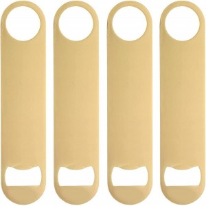 4PCS Heavy Duty Stainless Steel Flat Bot...