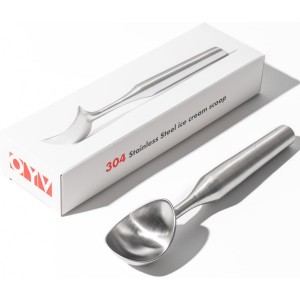 Stainless Steel Ice Cream Scoop, Ergonom...