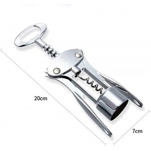 Wine Bottle Opening Device Bottle Openers Opener Corkscrews Corkscrew Household Kitchen Accessories Red Wine Beer Bottle Opener Stainless Steel Wing Corkscrew