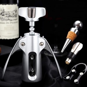 Wine Bottle Opening Device Bottle Openers Opener Corkscrews Corkscrew Wing Corkscrew Wine Opener Zinc Alloy Red Wine Bottle Opener Corkscrew Cork Extractor Remover