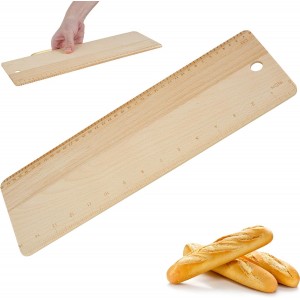 Bread Transfer Peels -Bread Transfer Peel -15Inch - Bread Flipping Board- French Bread Baking - Hanging Bread Peel Bakeware for French Bread Loaves and Ciabatta (Wood color)