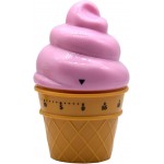 Cute Ice Cream Shaped Time Manager 60 Minutes Mechanical Timer Kitchen Cooking Timer(Pink)