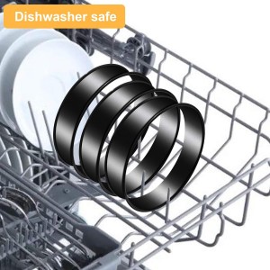 4Pack Crumpet Rings NONSTICK English Muffin Rings 4